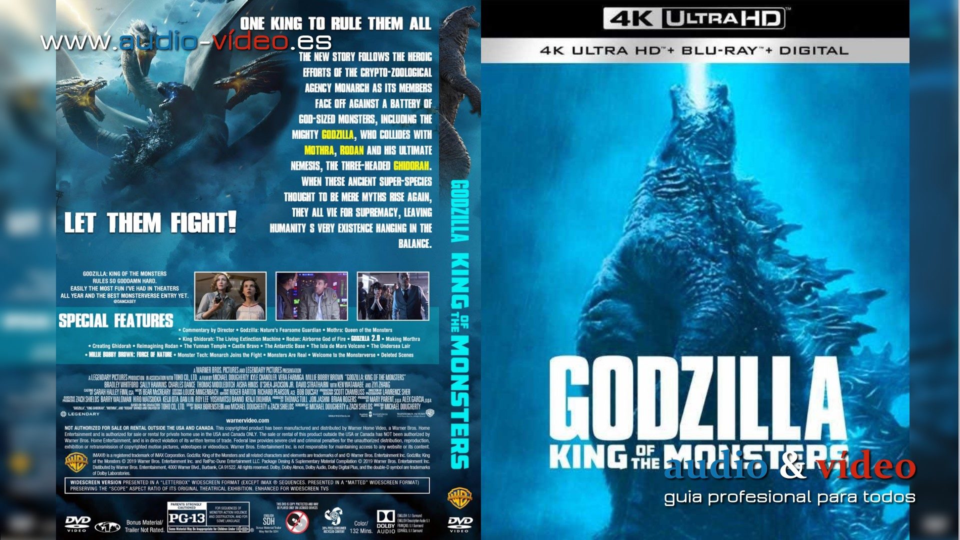 Godzilla: El rey de los monstruos - 4K UHD Blu-ray -Película